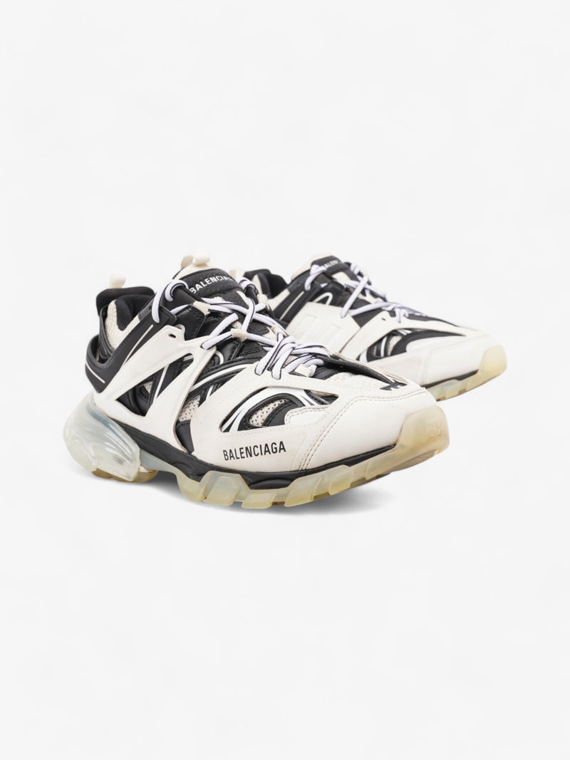  Balenciaga Track Clear Sole Black / White Mesh EU 41 UK 7