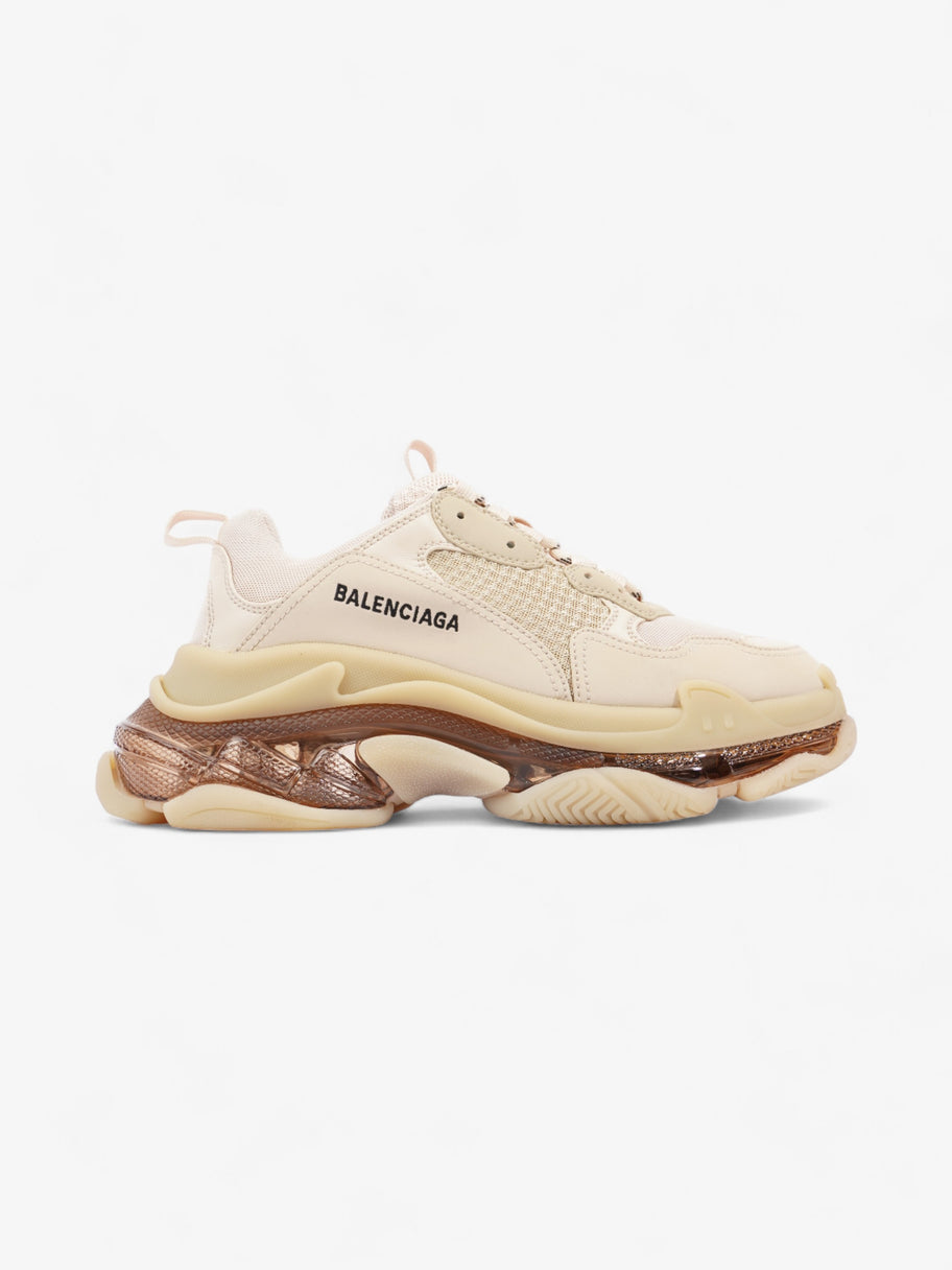 Balenciaga Triple S Clear Sole Beige Mesh EU 40 UK 7 Image 1