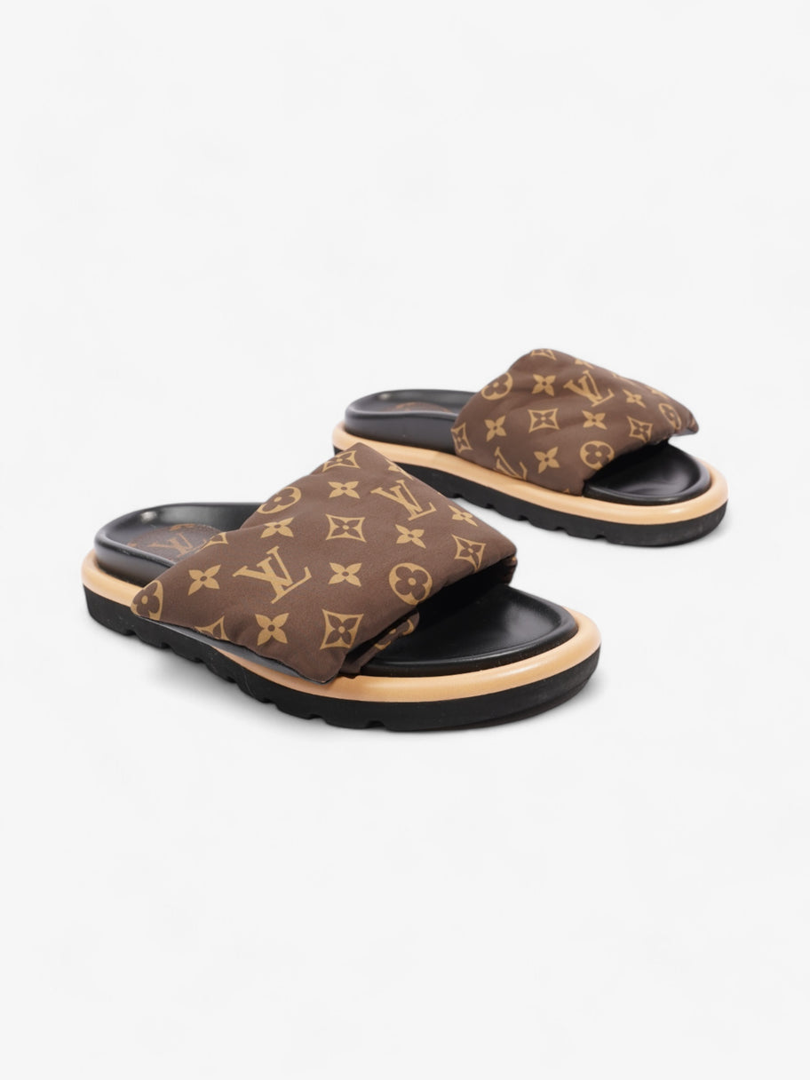 Louis Vuitton Pool Pillow Slides Khaki Monogram Nylon EU 39 UK 6 Image 2