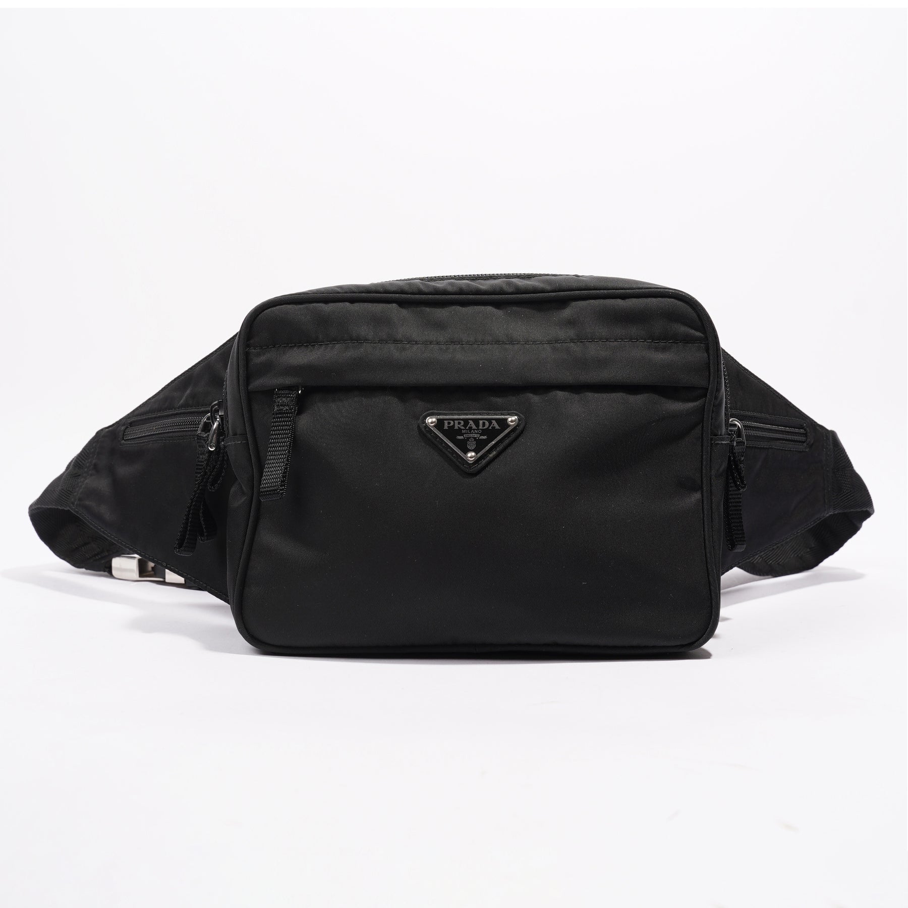 Prada Bum Bag Black Re Nylon Luxe Collective