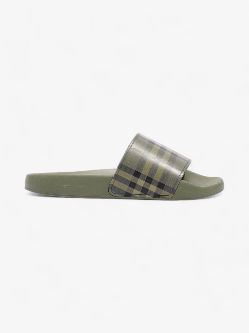  Furley Slides Khaki / Black Rubber EU 39 UK 6