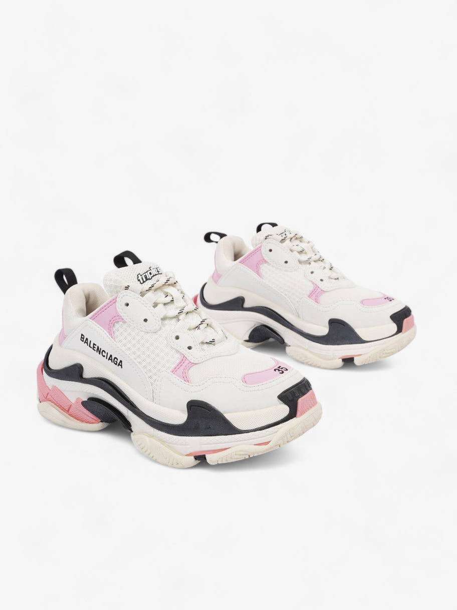 Triple S White / Pink / Black Mesh EU 35 UK 2 Image 3