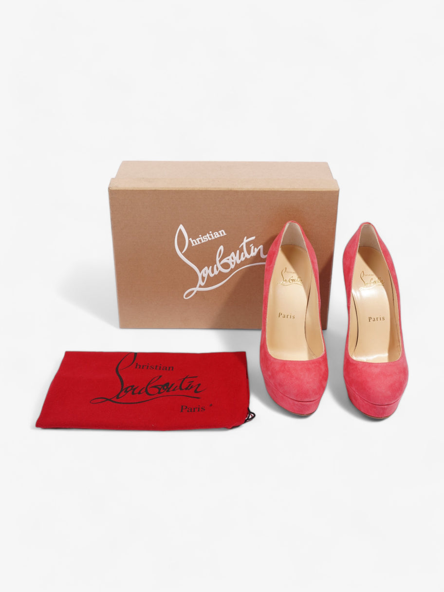 Christian Louboutin Bianca Heels 140 Pink Suede EU 36.5 UK 3.5 Luxe Collective