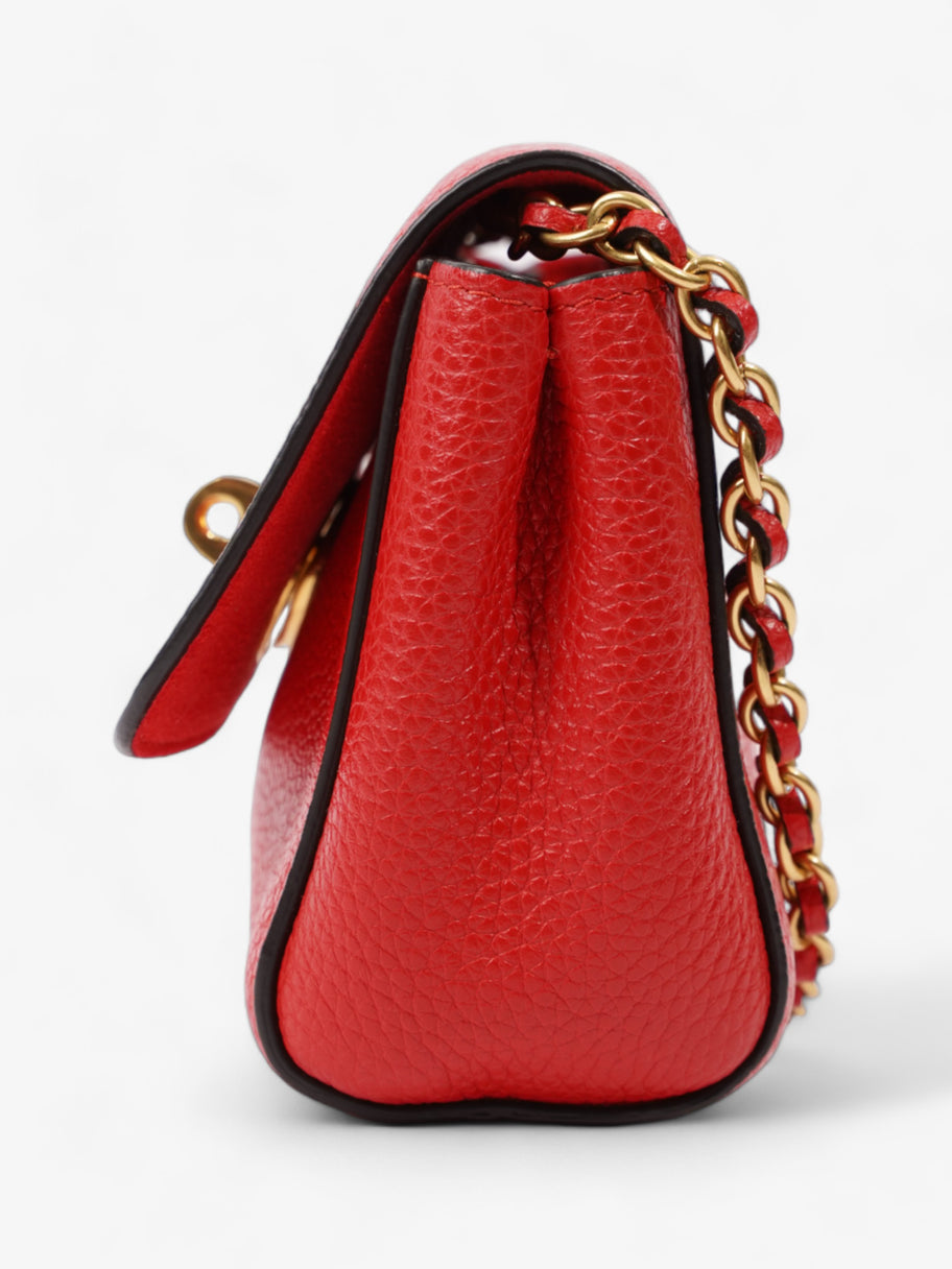 Mulberry Mini Lily Red Leather Image 2