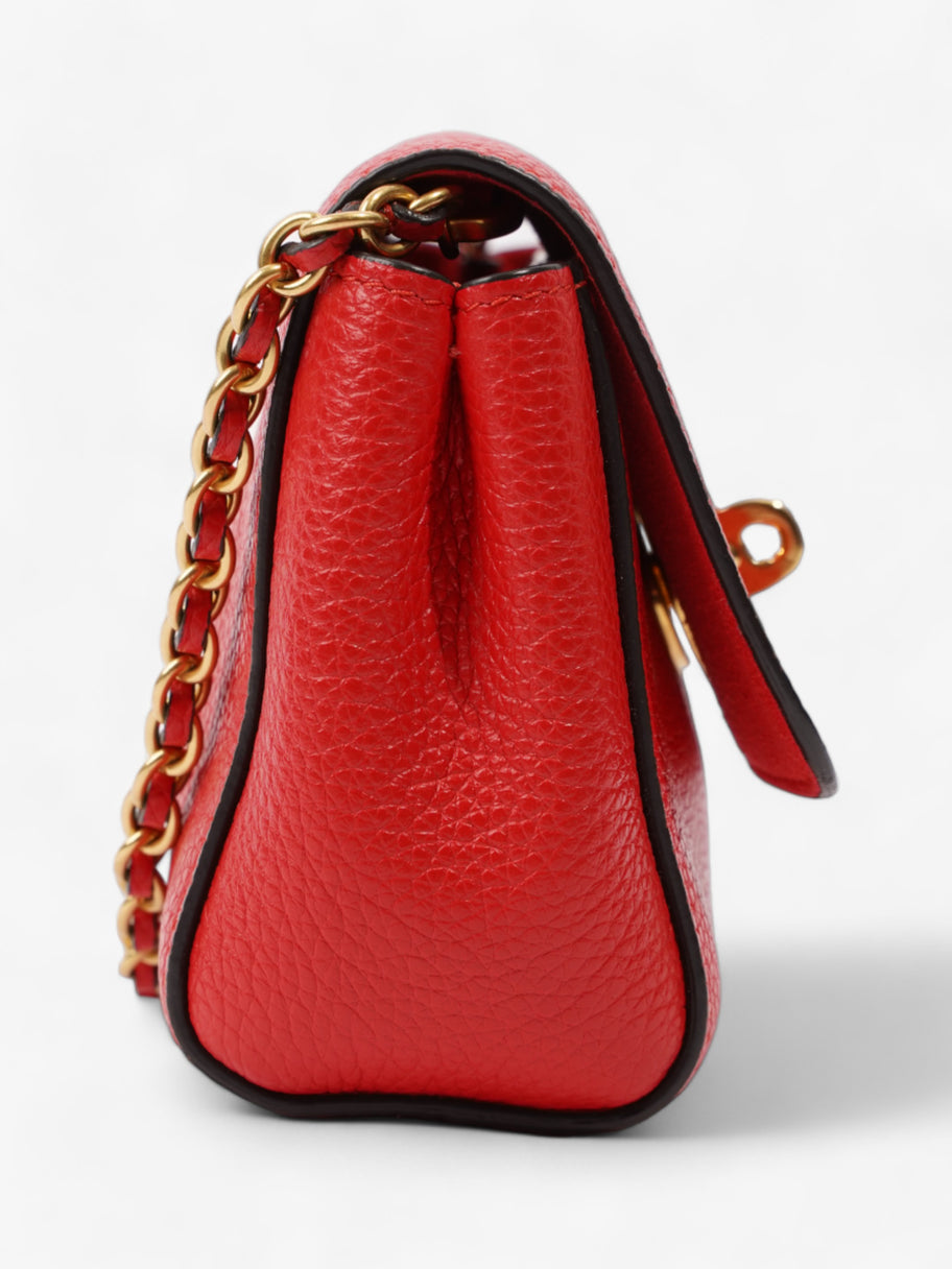 Mulberry Mini Lily Red Leather Image 4