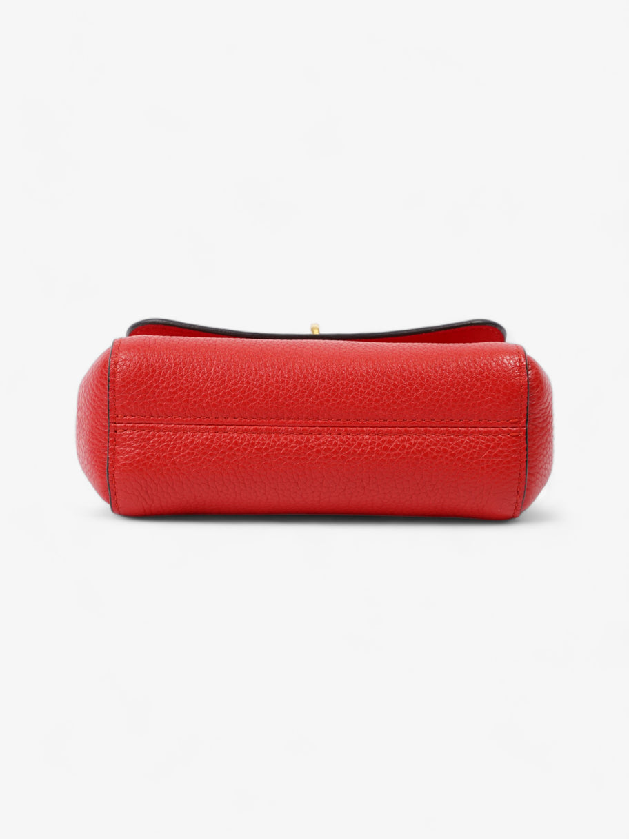 Mulberry Mini Lily Red Leather Image 5