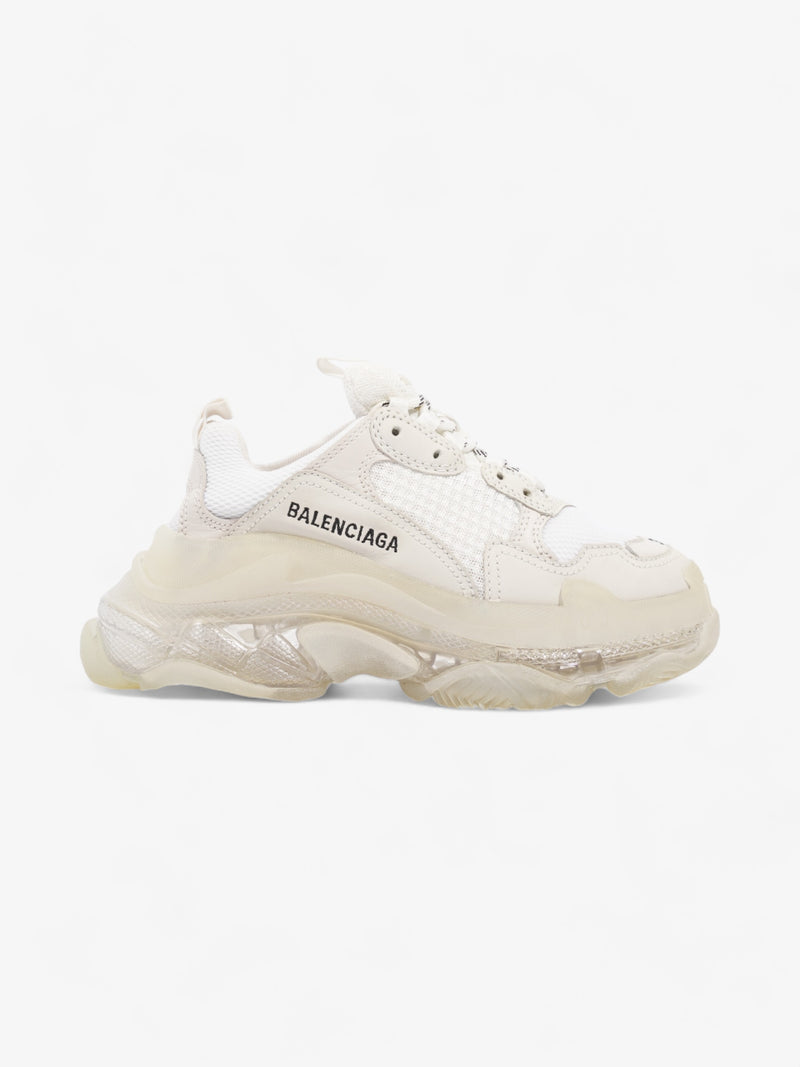  Balenciaga Triple S Clear Sole White Mesh EU 36 UK 3