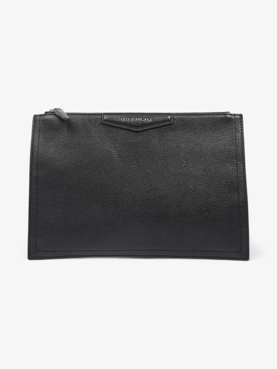 Givenchy Antigona Clutch Black Leather Image 1