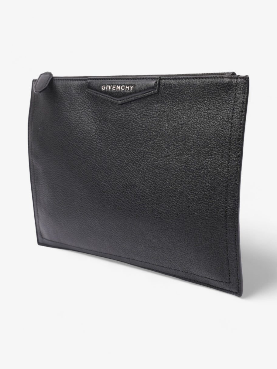 Givenchy Antigona Clutch Black Leather Image 3