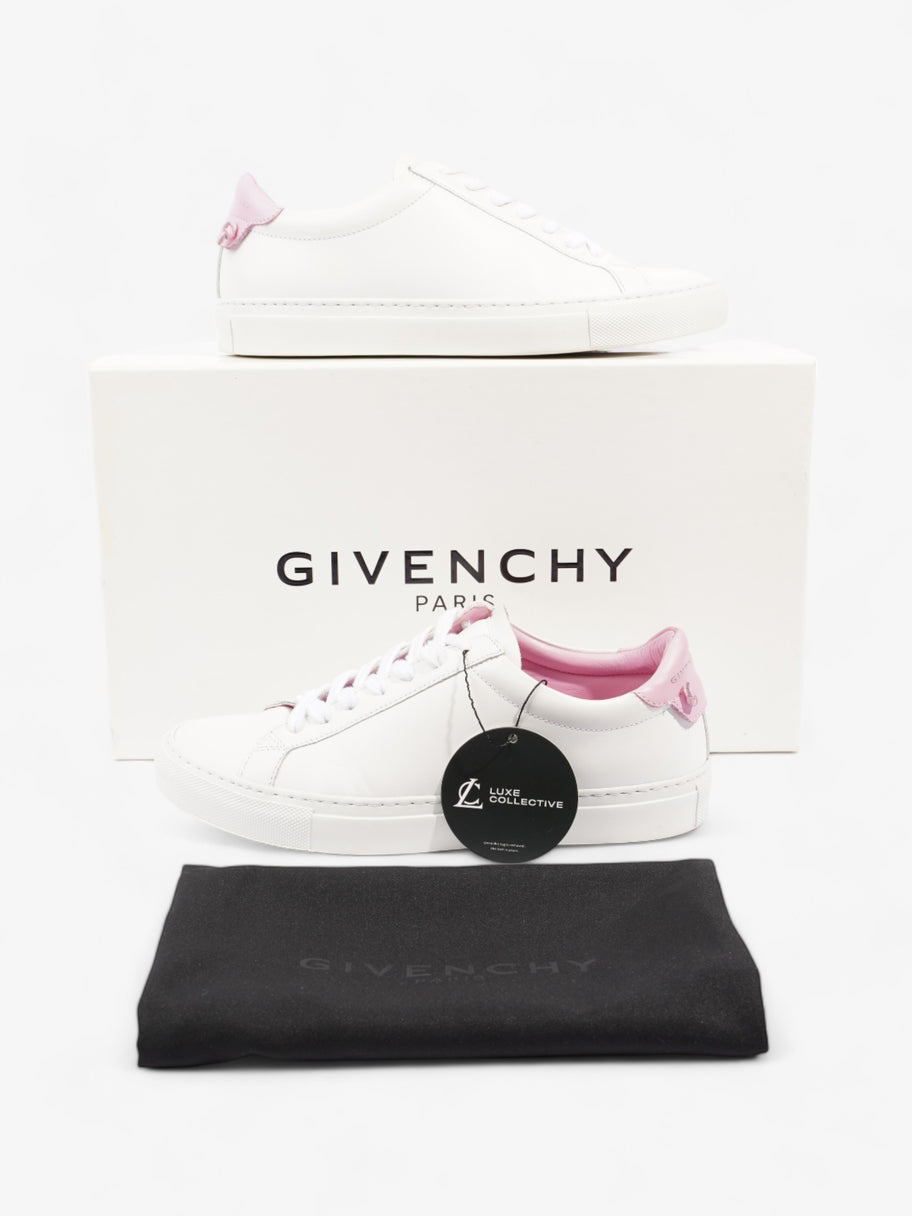 Givenchy Low Top Sneaker White / Pink Tab Leather EU 37.5 UK 4.5 Image 10