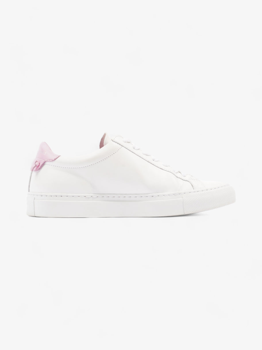 Givenchy Low Top Sneaker White / Pink Tab Leather EU 37.5 UK 4.5 Image 4