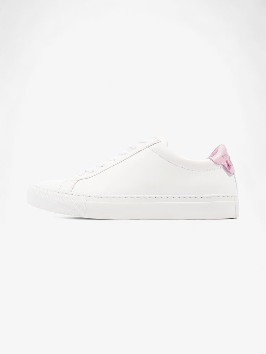 Givenchy Low Top Sneaker White / Pink Tab Leather EU 37.5 UK 4.5 Image 5