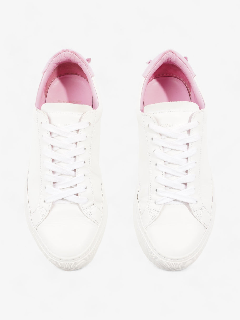 Givenchy Low Top Sneaker White / Pink Tab Leather EU 37.5 UK 4.5 Image 8