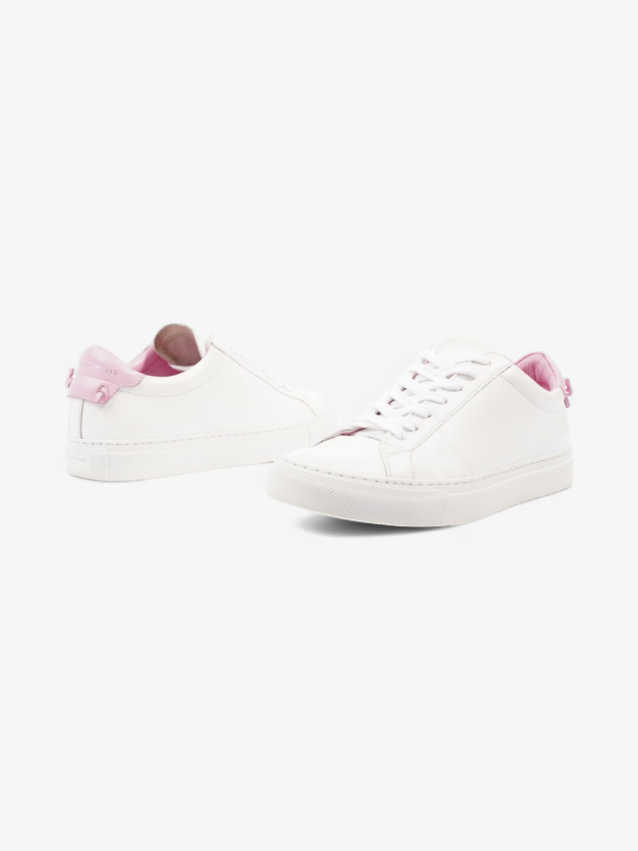 Givenchy Low Top Sneaker White / Pink Tab Leather EU 37.5 UK 4.5 Image 9