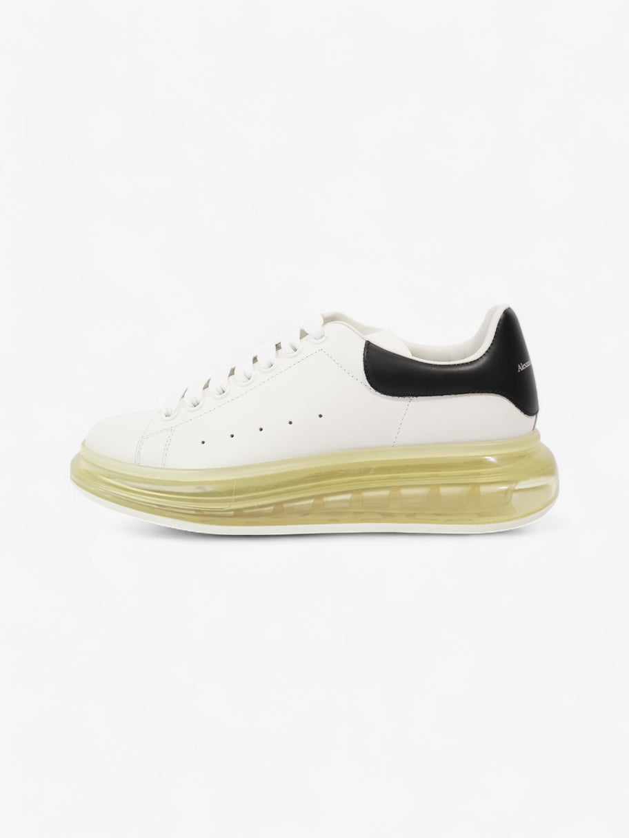 Alexander McQueen Oversized Clear Sole Sneakers White  / Black Tab Leather EU 40 UK 6 Image 5