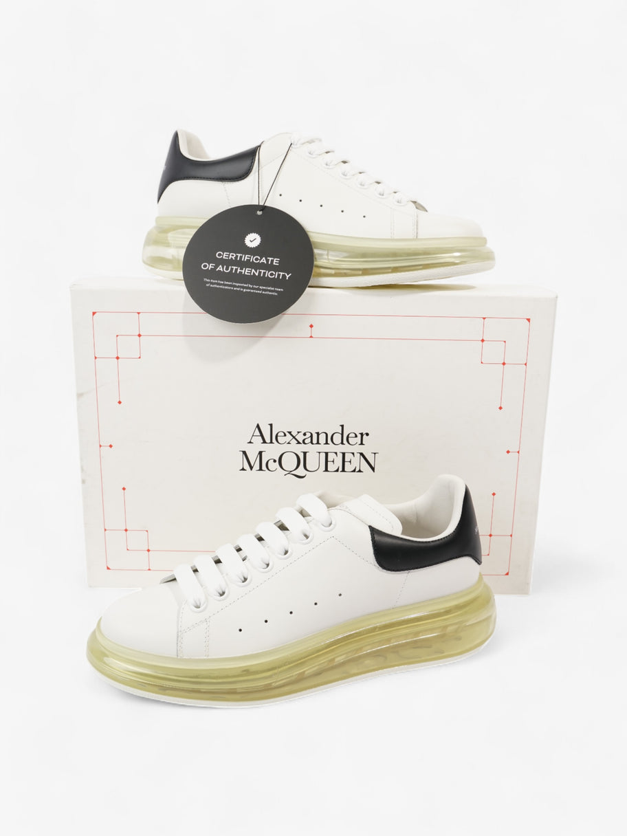 Alexander McQueen Oversized Clear Sole Sneakers White  / Black Tab Leather EU 40 UK 6 Image 9