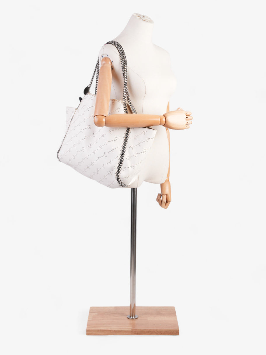 Stella McCartney Falabella Reversible Tote White Faux Leather Image 2