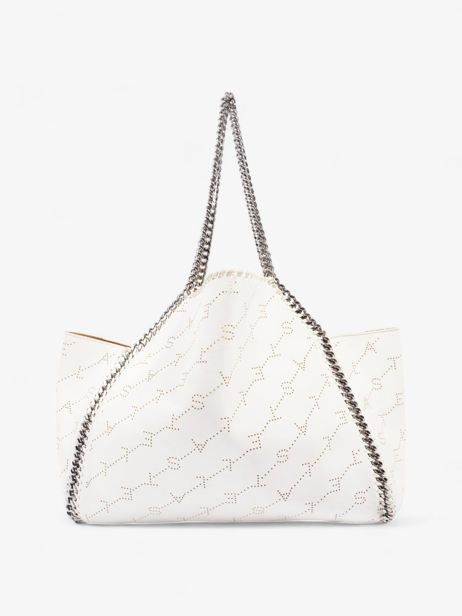 Stella McCartney Falabella Reversible Tote White Faux Leather Image 4