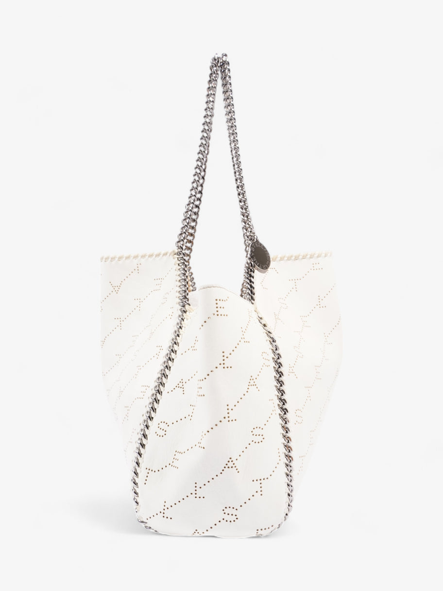 Stella McCartney Falabella Reversible Tote White Faux Leather Image 5