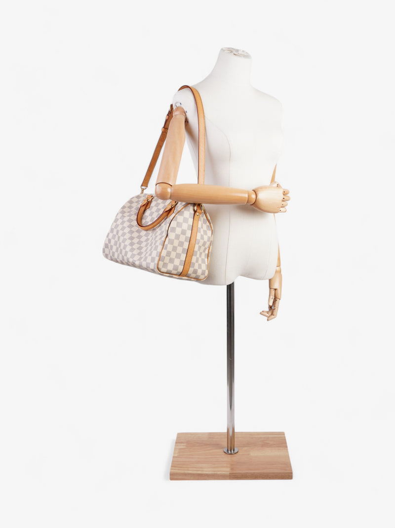  Louis Vuitton Speedy Bandoulière Damier Azur Coated Canvas 30