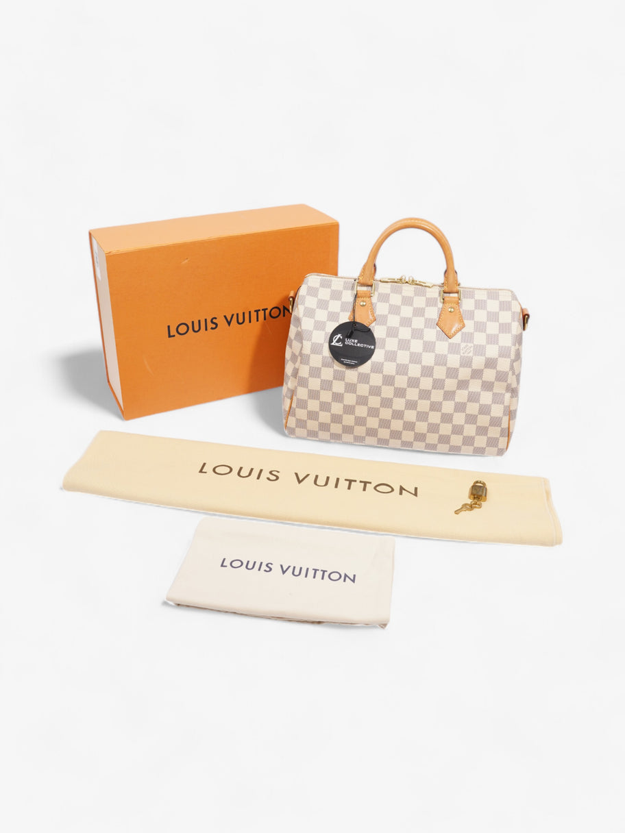 Louis Vuitton Speedy Bandoulière Damier Azur Coated Canvas 30 Image 9