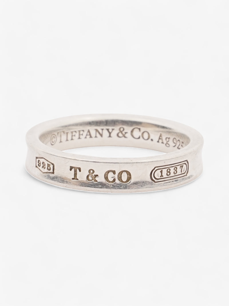  Tiffany and Co 1837 Narrow Ring Silver Silver Sterling 15 (Circumference - 55mm)