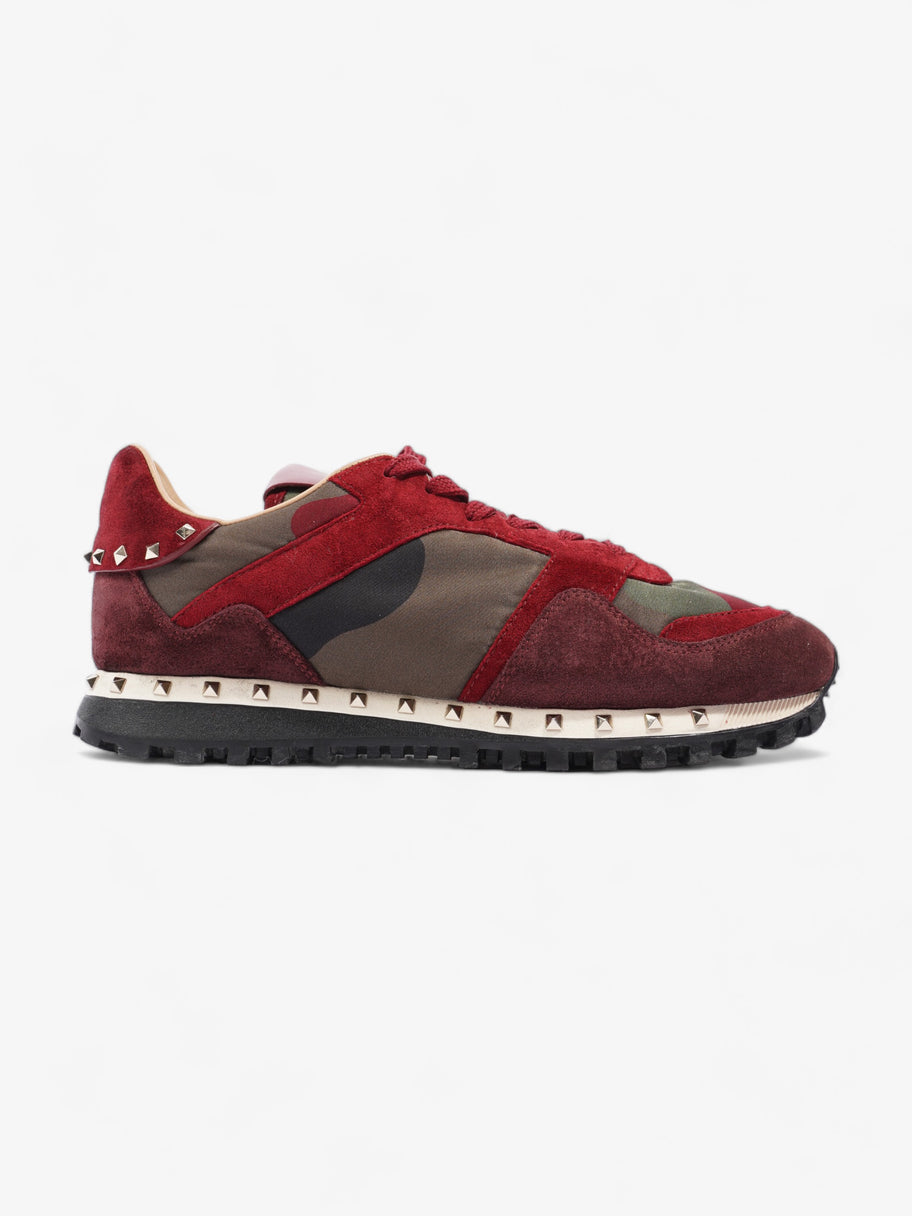 Rockstud Sneakers Red / Khaki / Black Suede EU 37 UK 4 Image 1