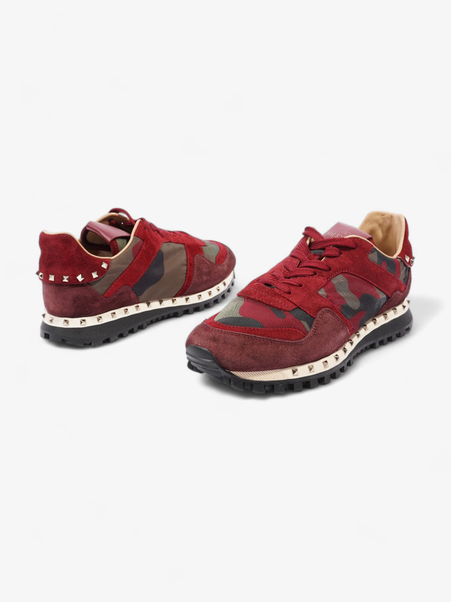 Rockstud Sneakers Red / Khaki / Black Suede EU 37 UK 4 Image 9