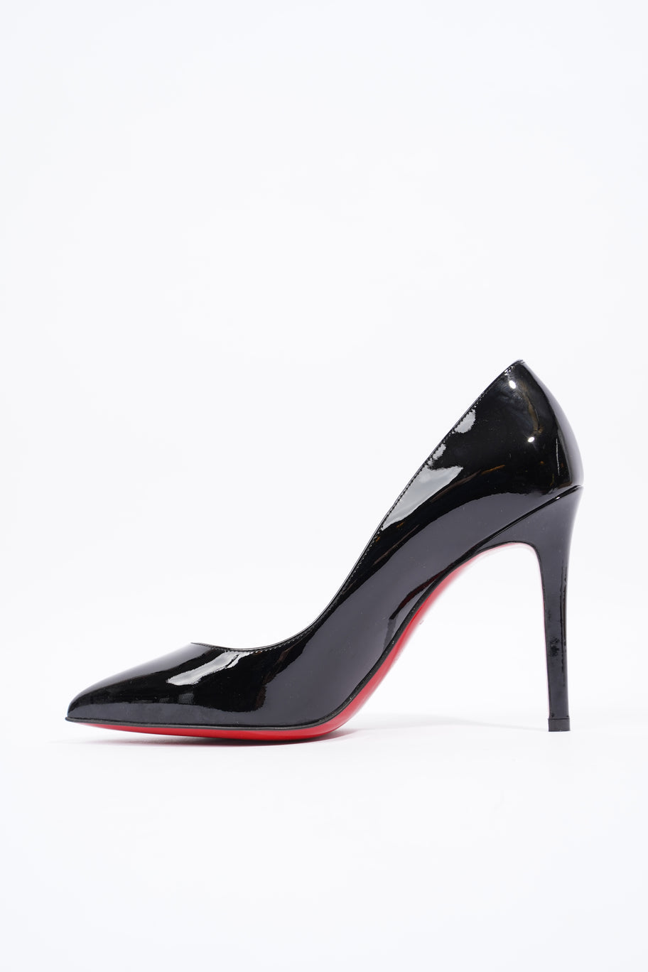 Christian Louboutin Pigalle 100 Black Patent Leather EU 37 UK 4 Image 3