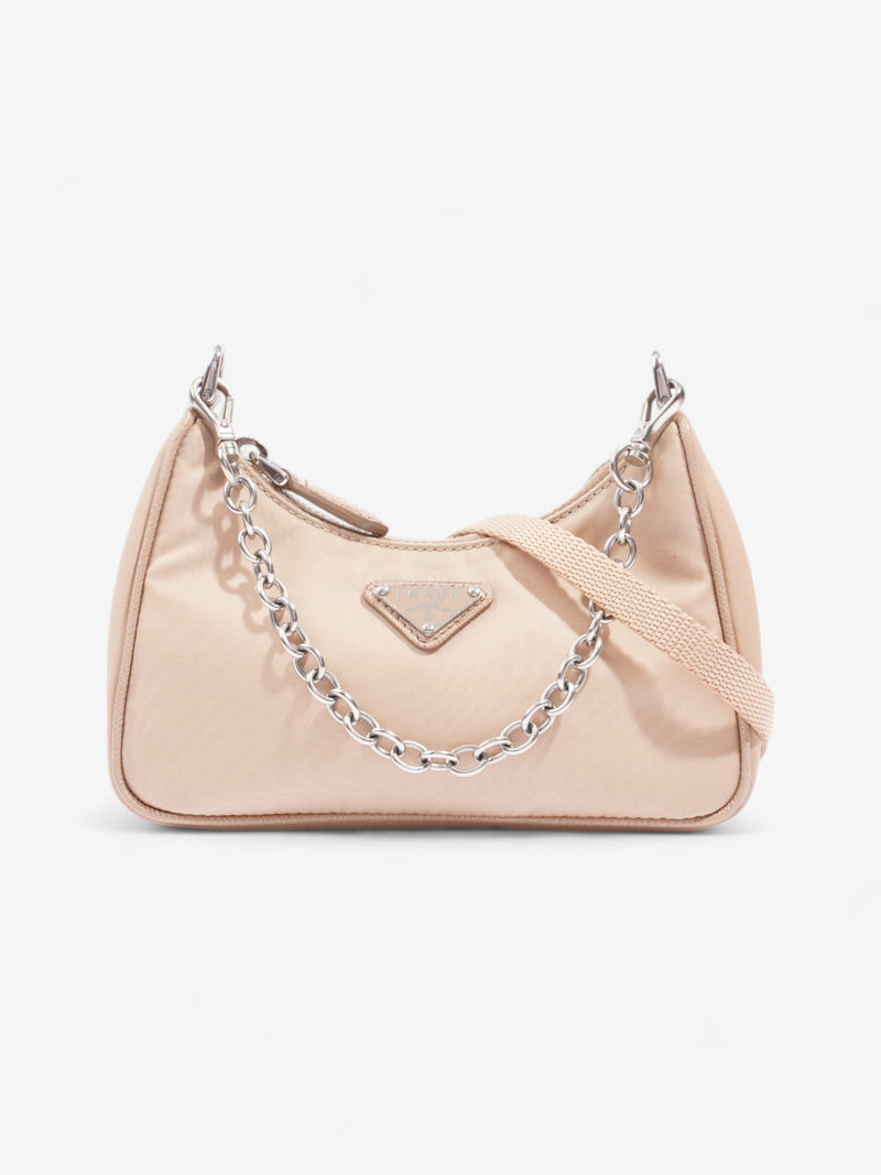  Prada Re-Edition Beige Nylon Mini