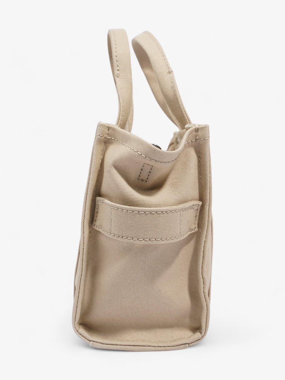 Marc Jacobs The Tote Bag Beige Canvas Mini Image 3