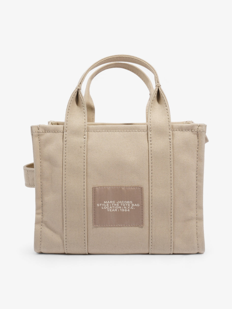 Marc Jacobs The Tote Bag Beige Canvas Mini Image 4