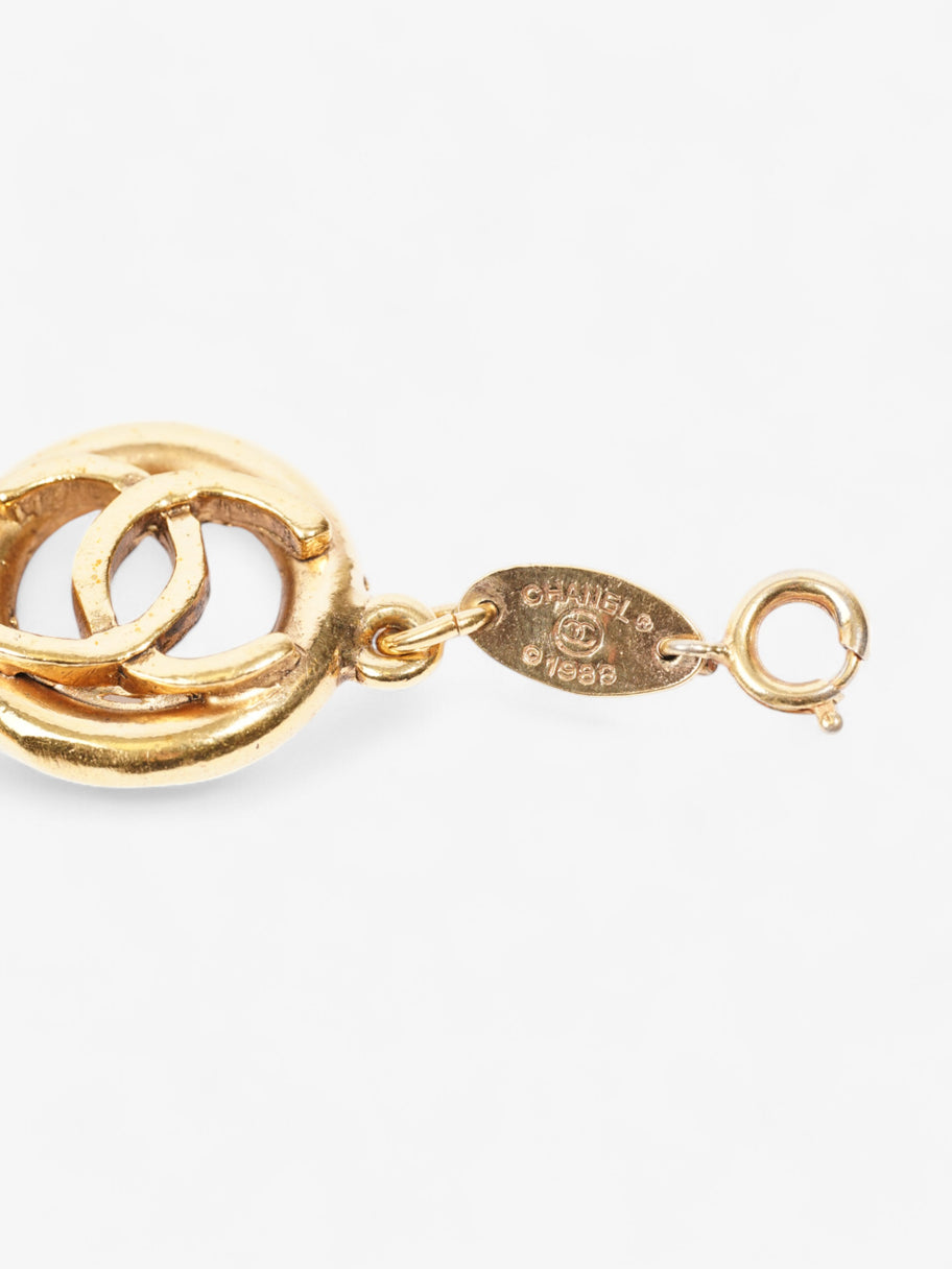 Chanel CC Medallion Bracelet Gold Base Metal Image 3