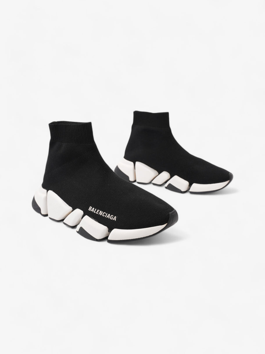 Balenciaga Speed 2.0 Black / White Knit EU 37 UK 4 Image 2