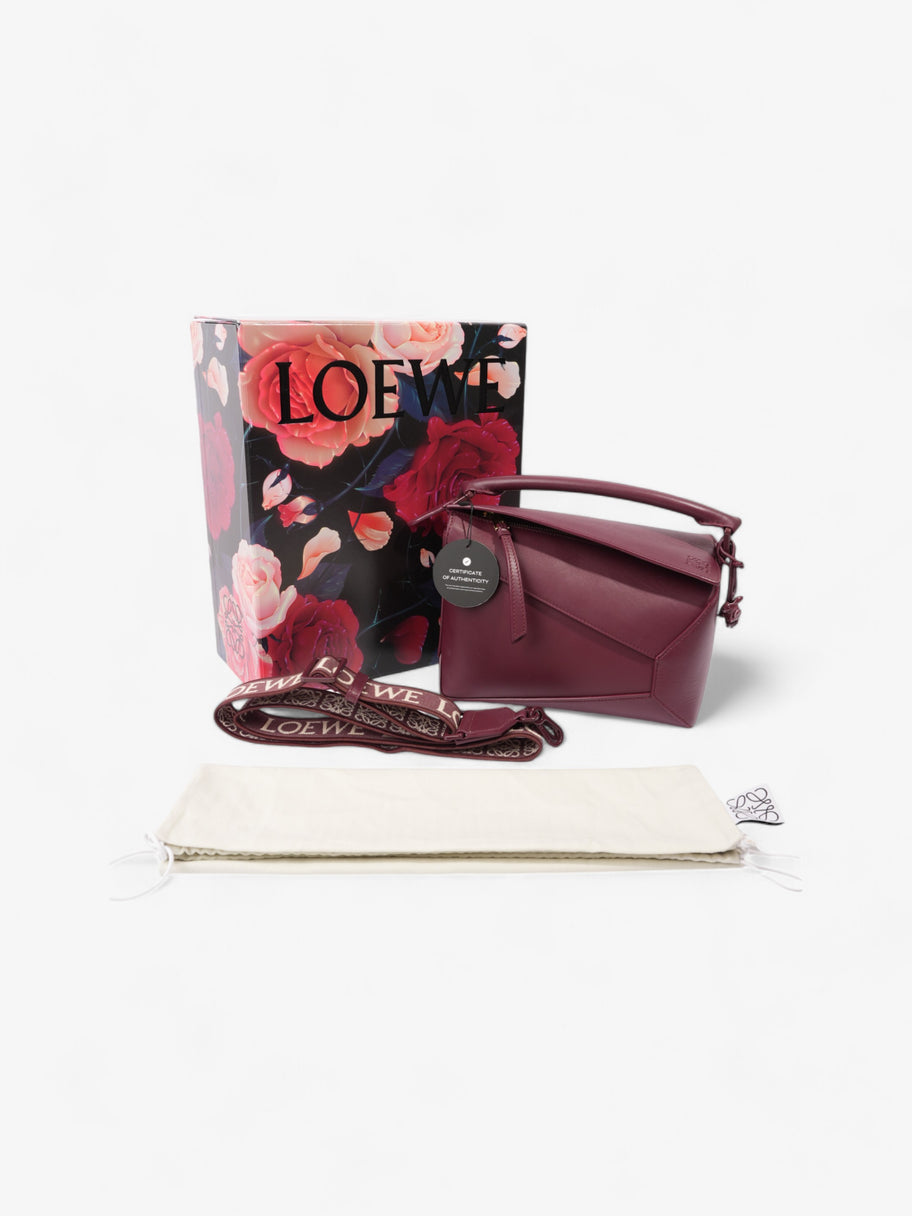 Loewe Puzzle Edge Burgundy Leather Image 9