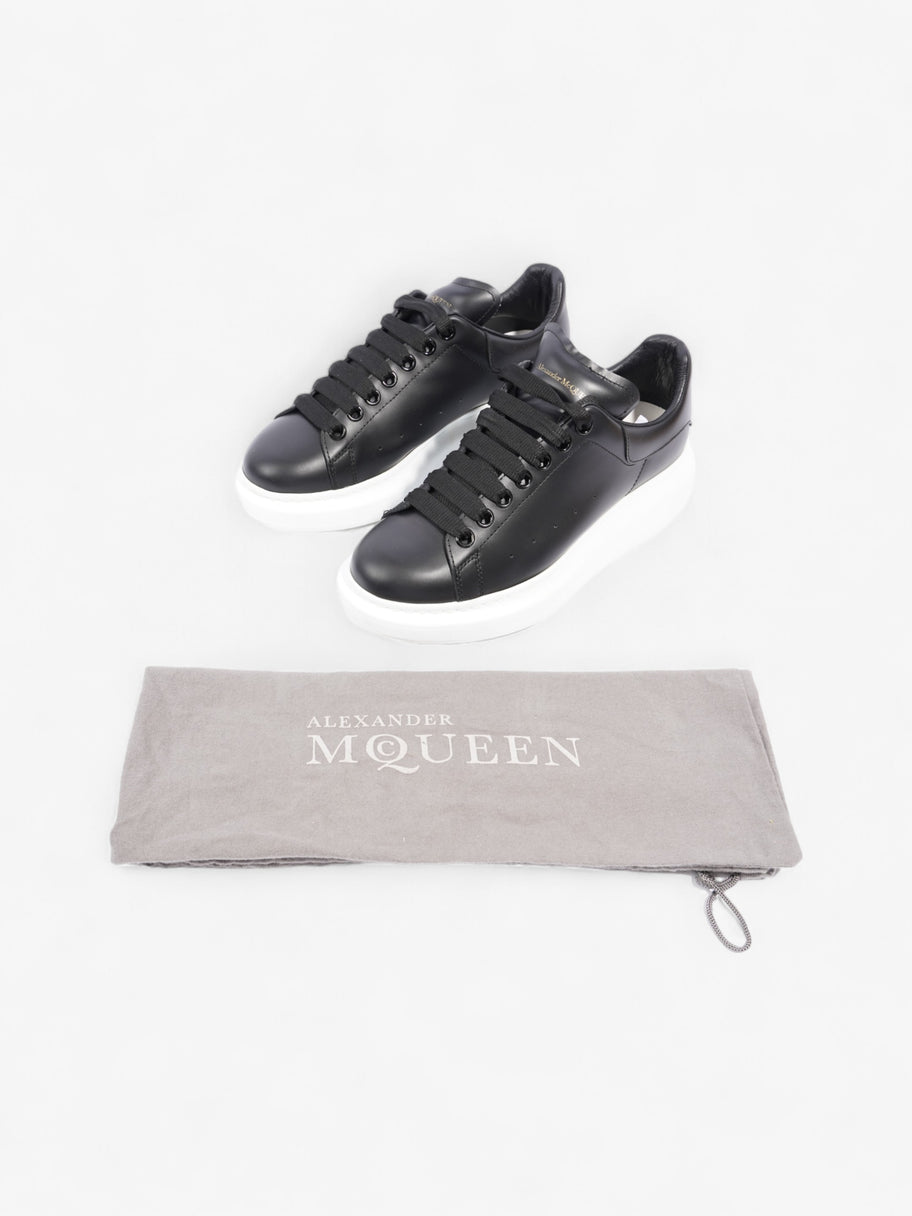 Alexander McQueen Oversized Sneakers Black Leather EU 40 UK 7 Image 10