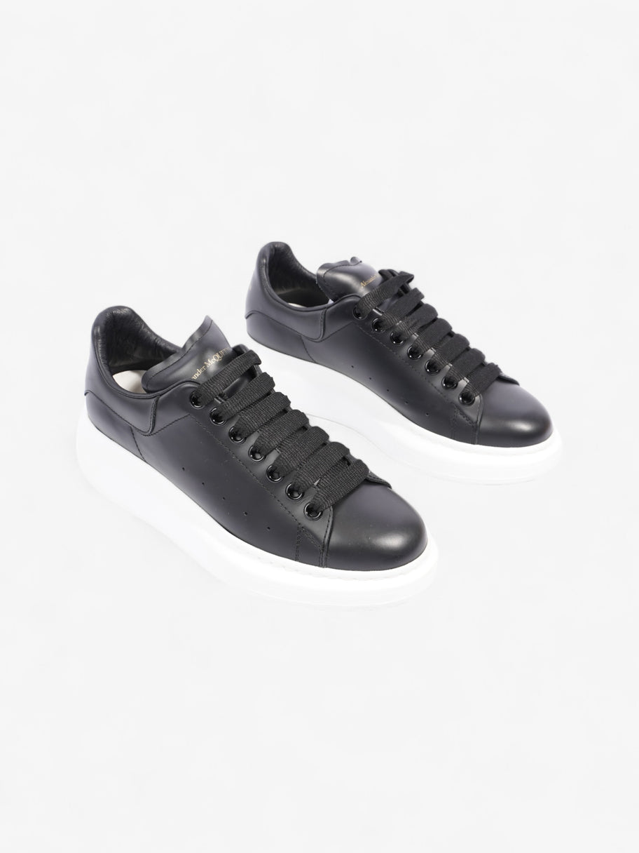 Alexander McQueen Oversized Sneakers Black Leather EU 40 UK 7 Luxe Collective