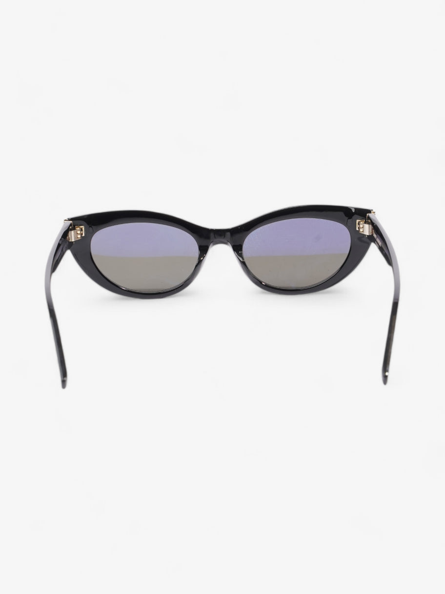 Saint Laurent YSL Cat Eye Sunglasses Black / Gold Acetate 140mm Image 3