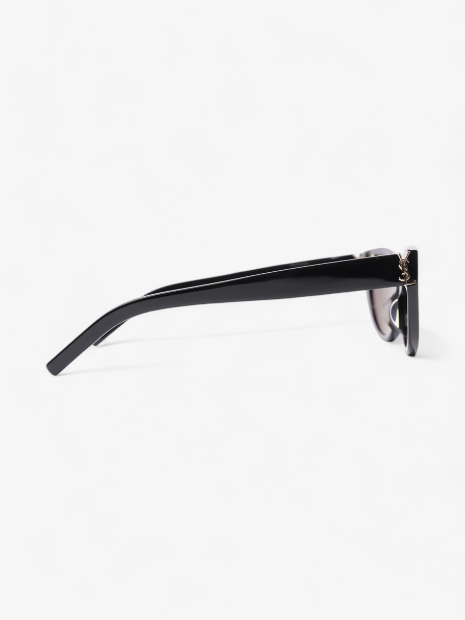 Saint Laurent YSL Cat Eye Sunglasses Black / Gold Acetate 140mm Image 4