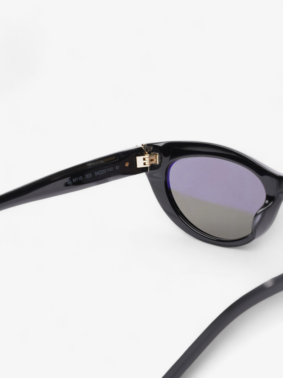 Saint Laurent YSL Cat Eye Sunglasses Black / Gold Acetate 140mm Image 5