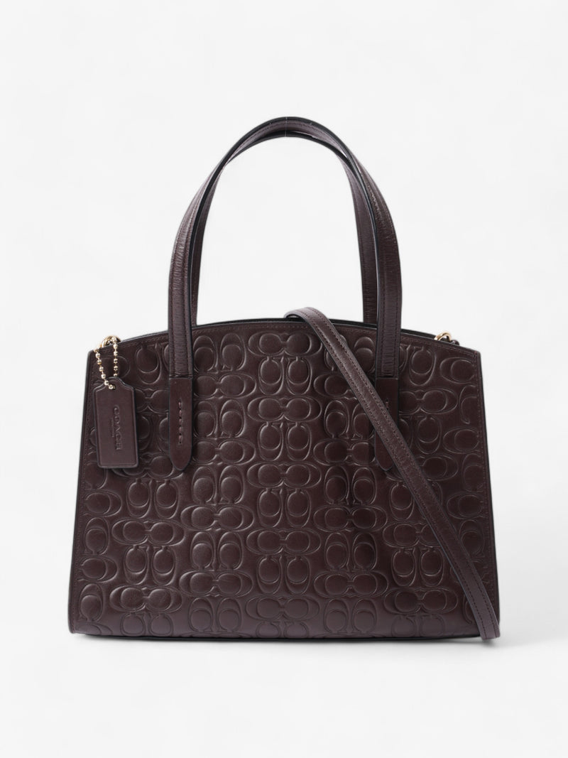  Coach Charlie Carryall Oxblood Leather 28