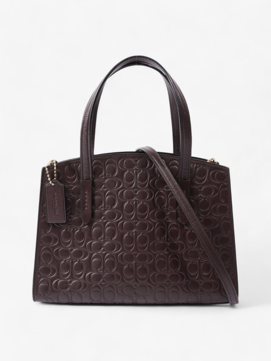 Coach Charlie Carryall Oxblood Leather 28 Image 1