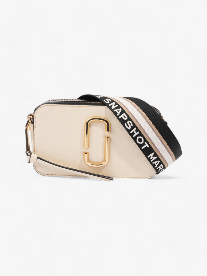  Marc Jacobs The Snapshot Bag Cream / Black Leather