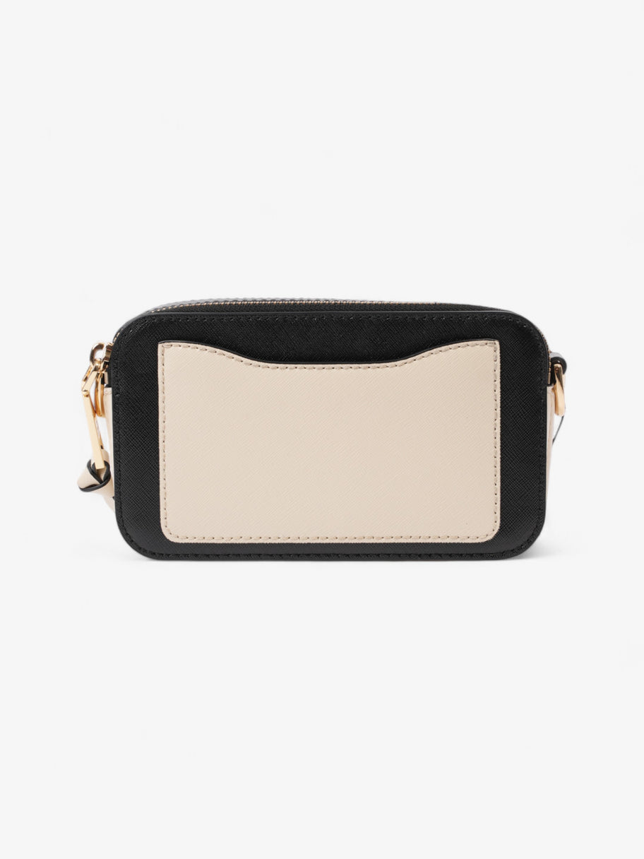 Marc Jacobs The Snapshot Bag Cream / Black Leather Image 4