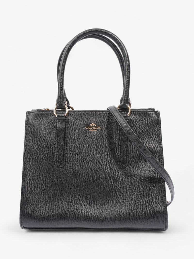  Coach Christie Carryall Black Leather Medium