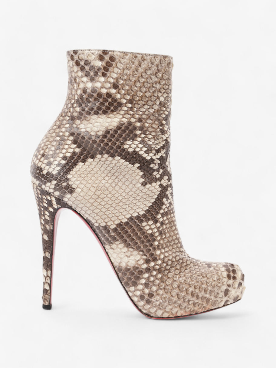 Christian Louboutin Ariella Talon 120 Beige  / Brown Python EU 39.5 UK 6.5 Image 1