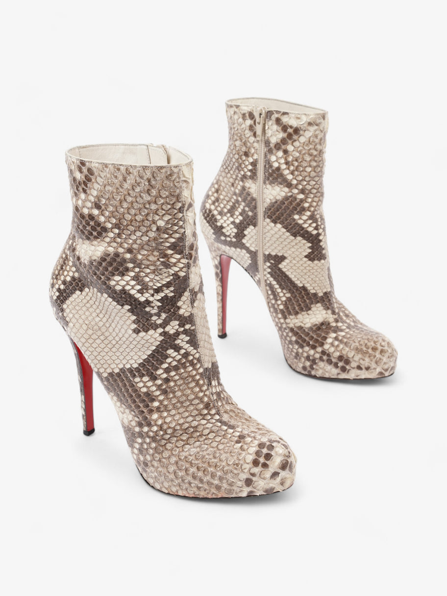 Christian Louboutin Ariella Talon 120 Beige  / Brown Python EU 39.5 UK 6.5 Image 2