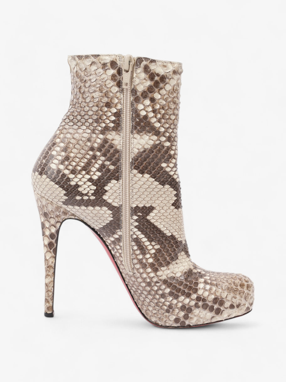 Christian Louboutin Ariella Talon 120 Beige  / Brown Python EU 39.5 UK 6.5 Image 4