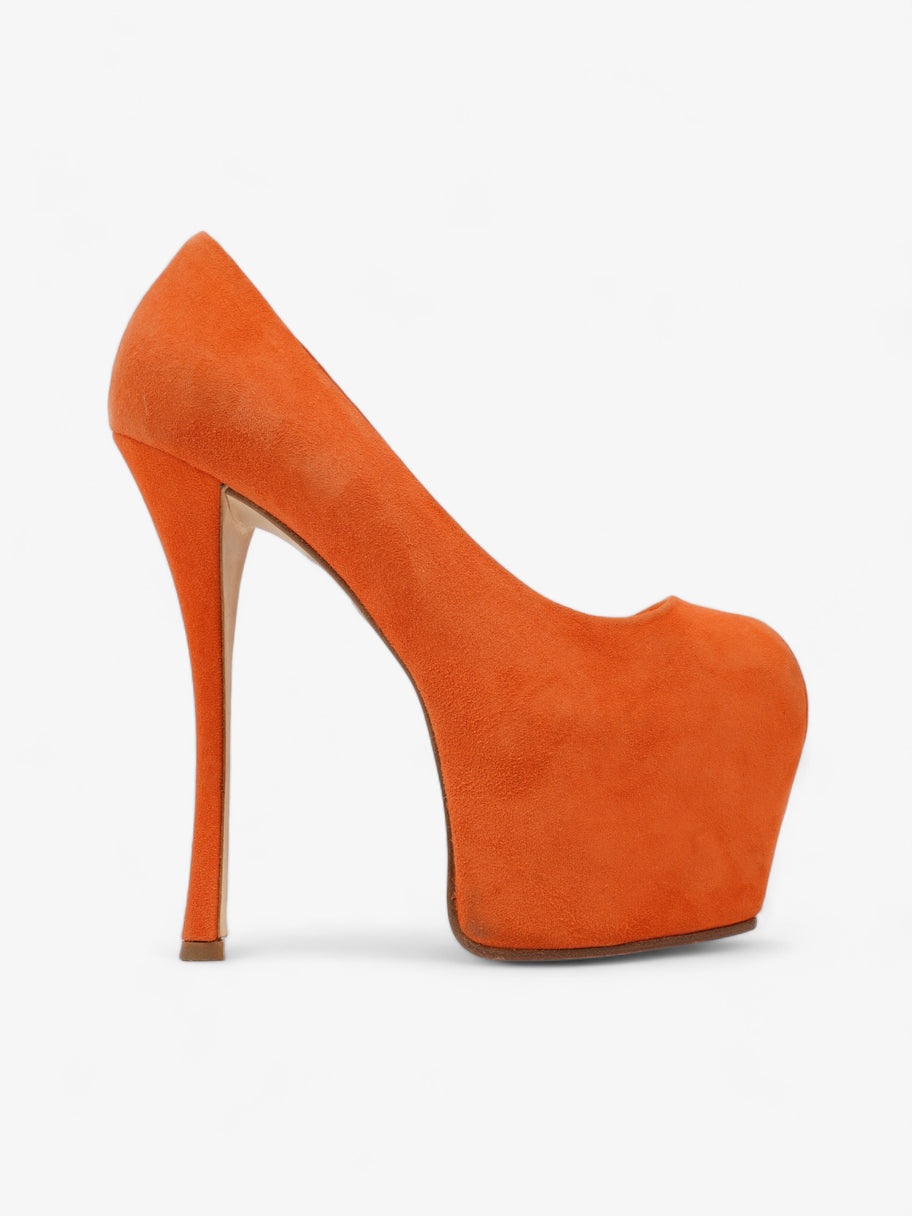 Peep Toe Heel 140 Orange Suede EU 36 UK 3 Image 1