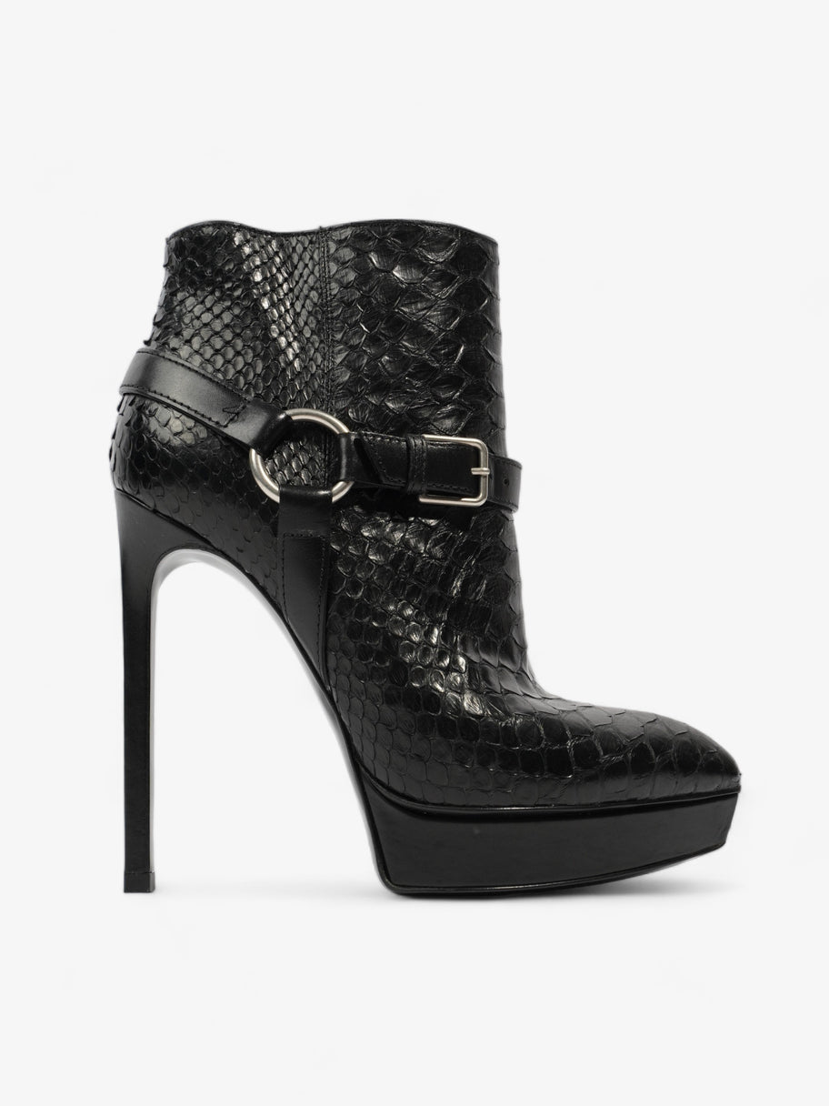 Ankle Boots 120 Black Python EU 36 UK 3 Image 1